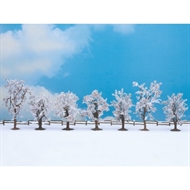 Winterbäume, 7 Stück, 8 - 10 cm hoch