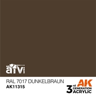 RAL 7017 Dunkelbraun
