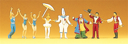 Zirkus-Direktor, Clowns, Domp
