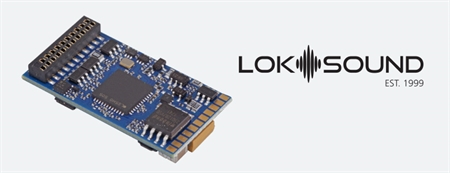 LokSound 5 DCC/MM/SX/M4 "Leerdecoder", 8-pin NEM652, Retail, mit Lautsprecher 11x15mm, Spurweite: 0,